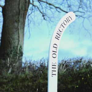Hockey Stick House Sign