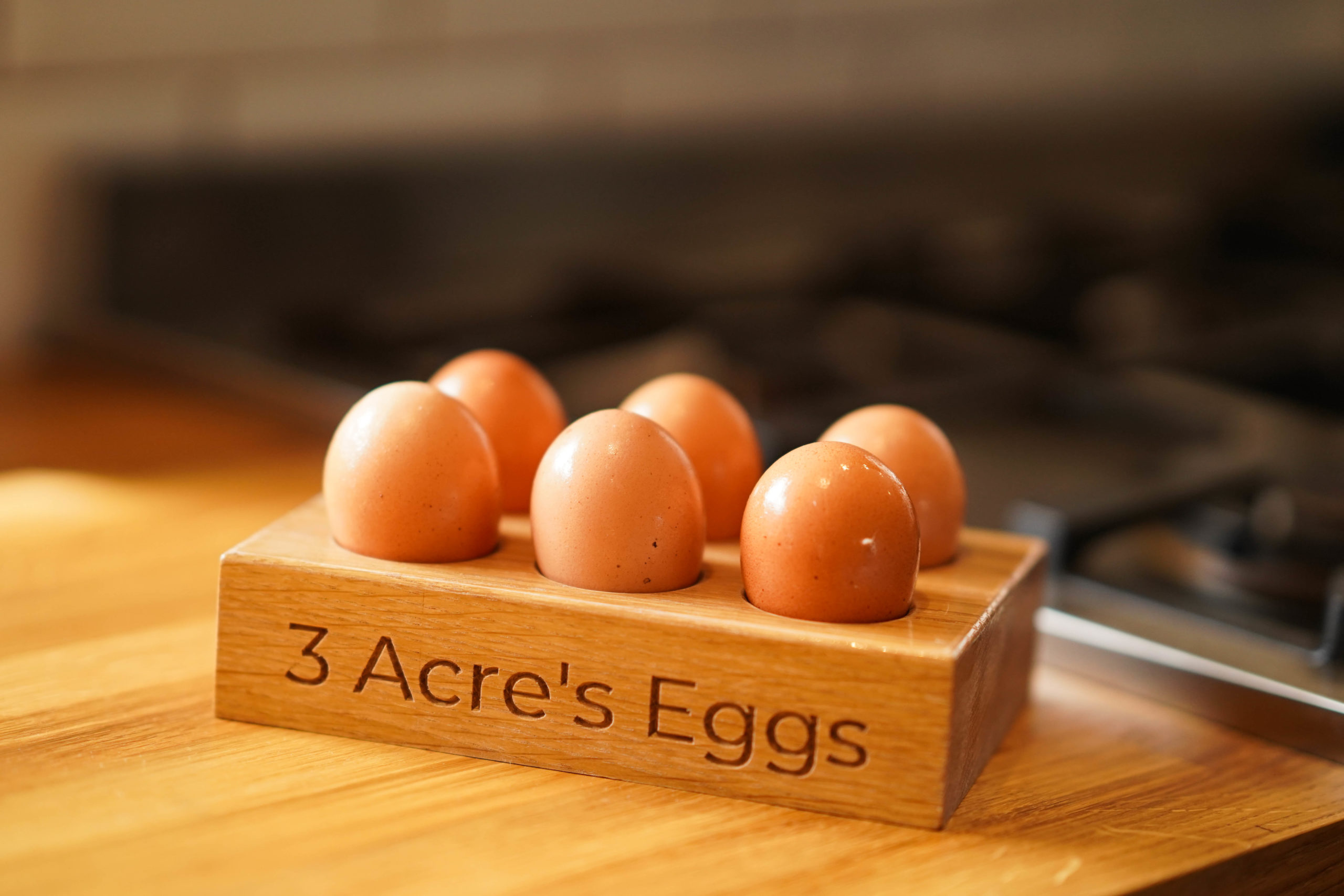 Solid Oak Egg Holder - Image 3